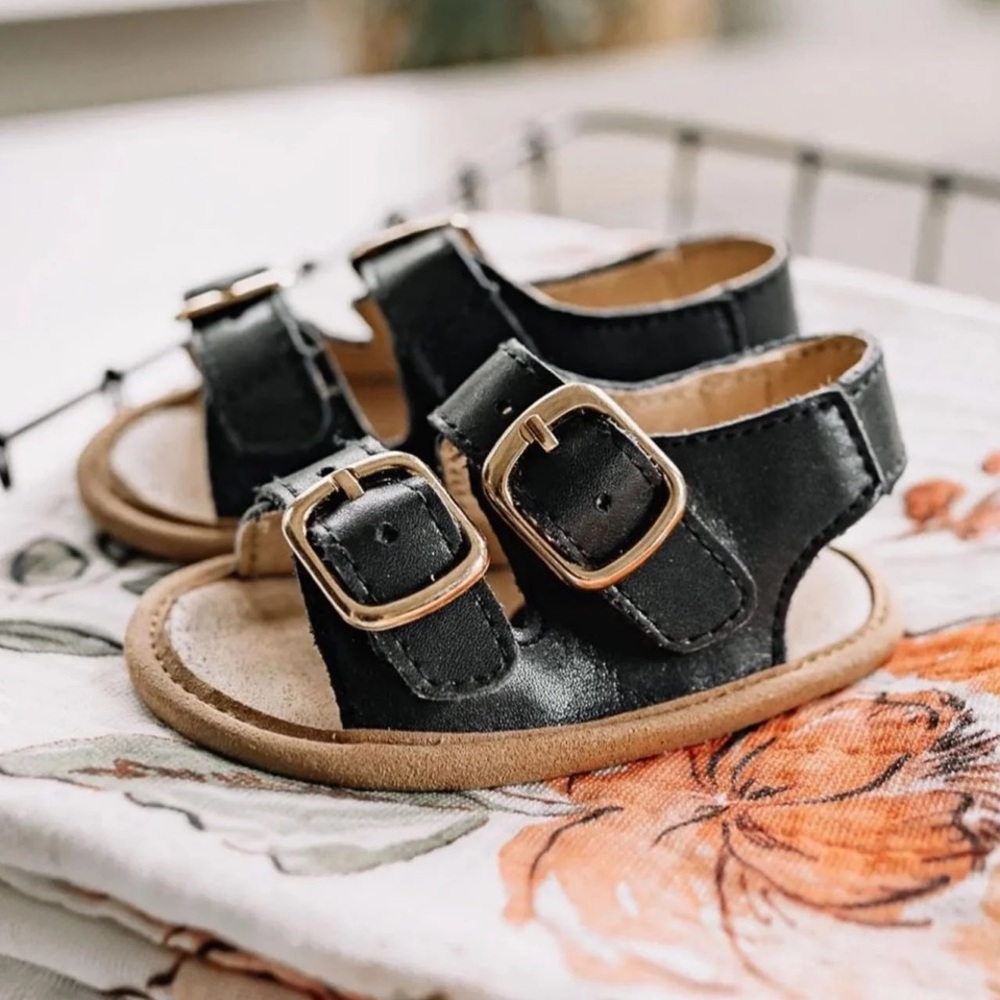 Little Love Bug Black Charley Sandal
